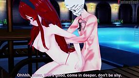 Eris Boreas waits to fuck by the pool