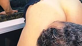 feel the rush as we fuck the blonde milf in the sink and cum inside