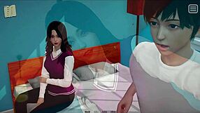 my bully is my lover in homemade 3d scene