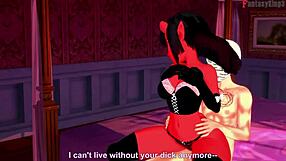 Meru the succubus having two full fantasies with Fantasyking3