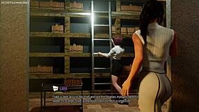 Lara Croft's Wet Pussy Close-Up Masturbation in 3D Hentai Game