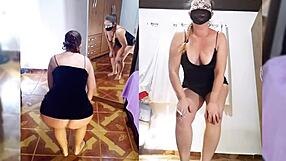 Mirelladelic Striptease Personalizado With Ripped Fishnets And Big Ass