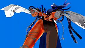 beautiful half-naked whore dances with exposed pussy in anime hentai