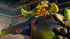 Massive 3D Overwatch Orisa Action Compilation