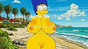 Marge Simpson in hot porn scenes in 2025