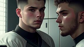 hey, suck and jerk me off after the game, football buddy!