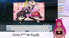 Vtuber Lewdneko Plays F Me Royally Part 1