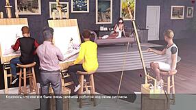 Hentai teacher slut exposes big ass and nipples in public 3D lust