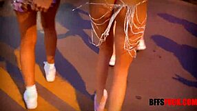 Fantasy fest group scene with petite teen 18+s