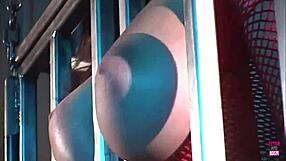 gianna michaels with her lovely big breasts in a scene with a guy