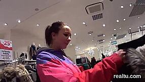 attractive czech kitten was seduced in the shopping centre and shagged in pov