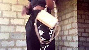 Watch crazybitch rip her clothes off in live striptease for fans?