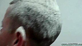 Naked Soldier in Army Gay Hazing Shower Fucking Scene