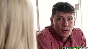 Allie Nicole rides Rion King's cock deep