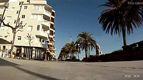 feeling the intense heat as his hard cock slides into her wet pussy outdoors