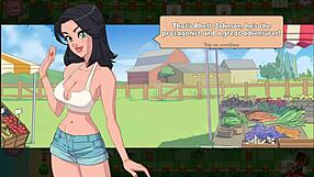 Cute cartoon milfs tend to their big asses on the ranch