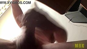 Alone With His Monster Cock At Home