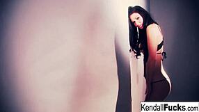 Hey, wanna see Kendall Karson tease in sexy stock fetish style?