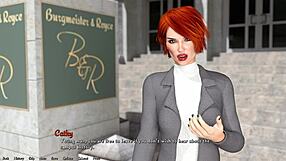 Helping the Hot Redhead President in Being a Dik 06 With Monster Action