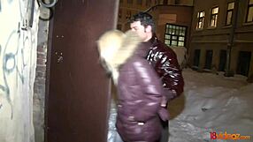 Fucking betsey kite doggystyle with cumshot on her natural tits