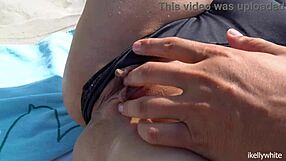 got wild with public sex on the beach