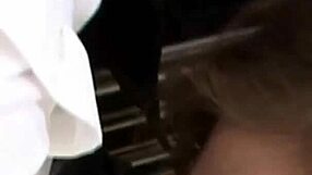 Gorgeous Brunette Shoves Huge Cock in Her Ass