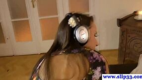 teasing euro beauty rides dick pov with style