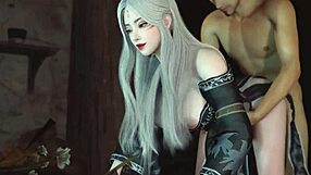 Massive Cock Slams into Big Tits and Ass in Wild 3D Hentai Action