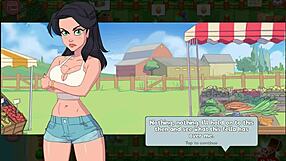 Cute cartoon milfs tend to their big asses on the ranch