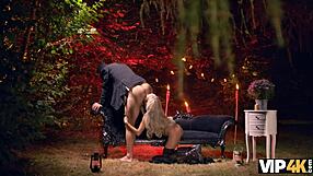 VIP4K Blonde Witch Veronica Leal in Ritual Anal Fuck with Deep Throat Action