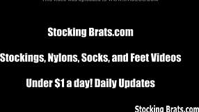 She licks my silky thighs teasingly