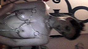 Wife fucks my ass with dildo in german fetish play?