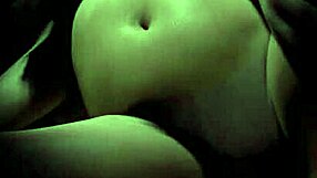 Stunning! Beautiful Plum Girl Rides Dildo in Darkness