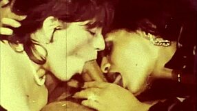 the wild world of vintage pornography with hairy threesome action unfolds