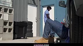 Massive BBC Emerges Through Gloryhole for Devin Trez and Kirk Cummings