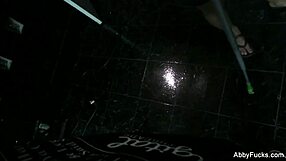 Abigail Mac NUDE BEHIND THE SCENES, sucking big tits and ass backstage.