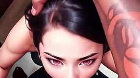 ai generated party rock with cartoon music and anime