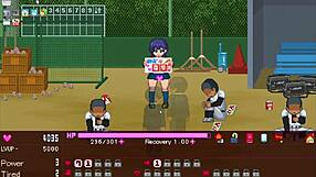 In this hentai game, the manager serves all with passion