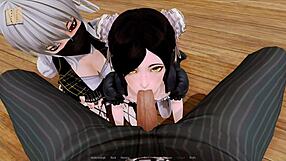 Harem hotel 44 features intense anime hentai action in a hotel setting.