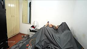 Latina teen shares bed with stepson unexpectedly