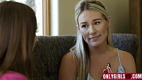 Laney Grey and Bunny Madison’s hot lesbian scene