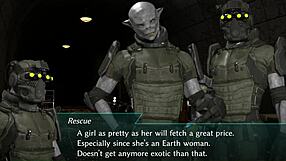3D Hentai game with Ryona the meteor dog