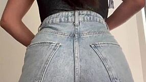 Wife Changing Clothes In The Shopping Dressing Room!