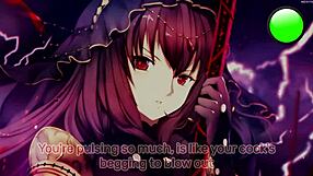 Femdom edging and hardcore action in scathachs hentai JOI