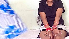 First-time housewife gets a hard cock in Oyo, India