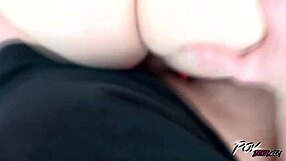 fat horny babe bangs stranger hard to get cum on her ass