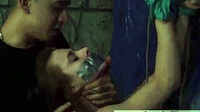 webcam teen 18+ endures rough outdoor public bondage with anya olsen