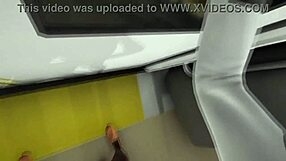 Ochako from Boku No Hero Gets Nailed in Metro