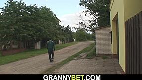 A young man seduces his mother in law who is an old woman