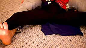 indian housewife romantic bed sex with creampie